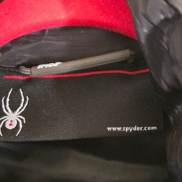 Spyder Black Quilted Snowboard Ski Full Zip Primaloft Jacket Size S - Picture 6 of 8